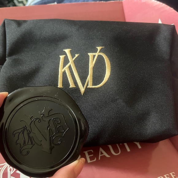 Kat Von D Bags Kvd Deluxe Embroidered Cosmetics Bag And Matching